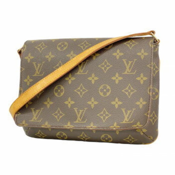 Louis Vuitton Monogram Musette Tango Shoulder Bag Brown - Picture 1 of 9